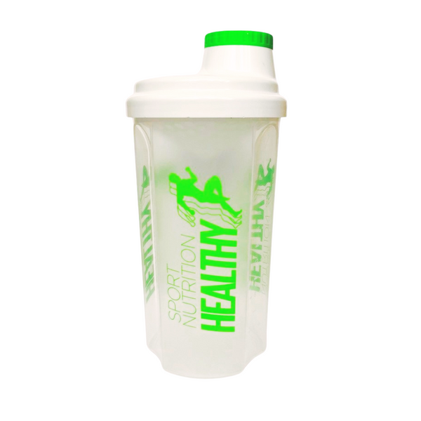 Shaker HEALTHY with green cap 700 ml